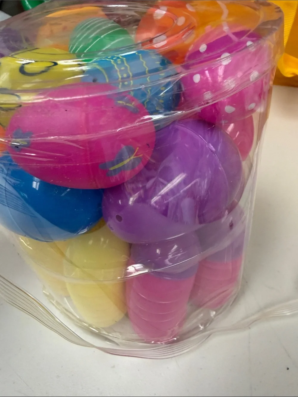 Cottondale 56 count Bright Mixed Plastic Easter Eggs - Multi Color Pack fillable